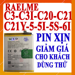 Pin Webphukien cho Realme C3, C3i, C20, C21, C21Y, 5i, 5, 5S, 6i Việt Nam BLP729 - 5000mAh